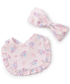 mezzo piano / メゾピアノ スタイ・ビブ | ベビーベリエちゃん柄　スタイ＆ヘアバンドセット