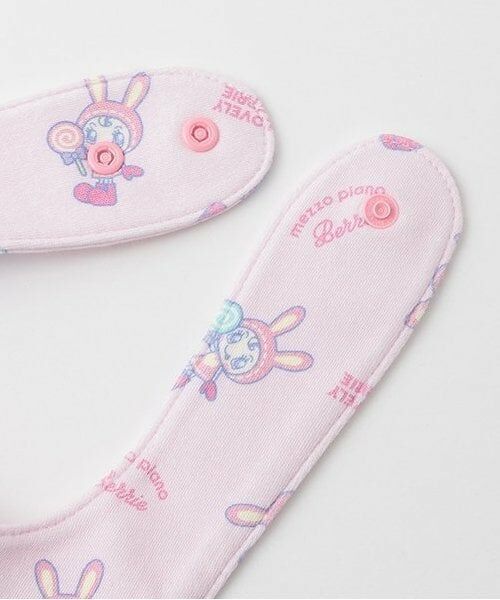 mezzo piano / メゾピアノ スタイ・ビブ | ベビーベリエちゃん柄　スタイ＆ヘアバンドセット | 詳細2