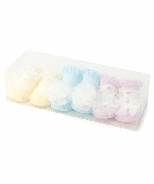 mezzo piano / メゾピアノ ベビー・キッズウエア | ソックス　3足セット（マルチ）