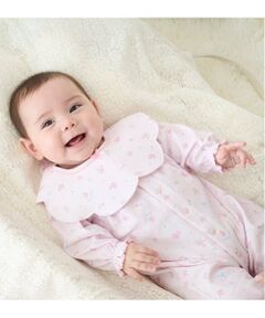 mezzo piano / メゾピアノ スタイ・ビブ | 小花柄　スカラップスタイ