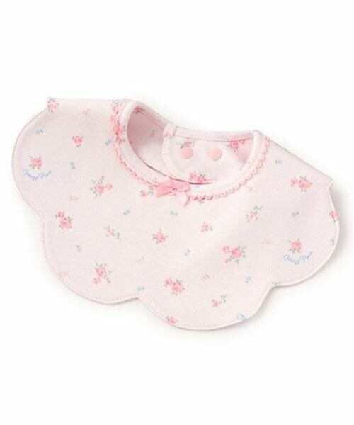 mezzo piano / メゾピアノ スタイ・ビブ | 小花柄　スカラップスタイ | 詳細1