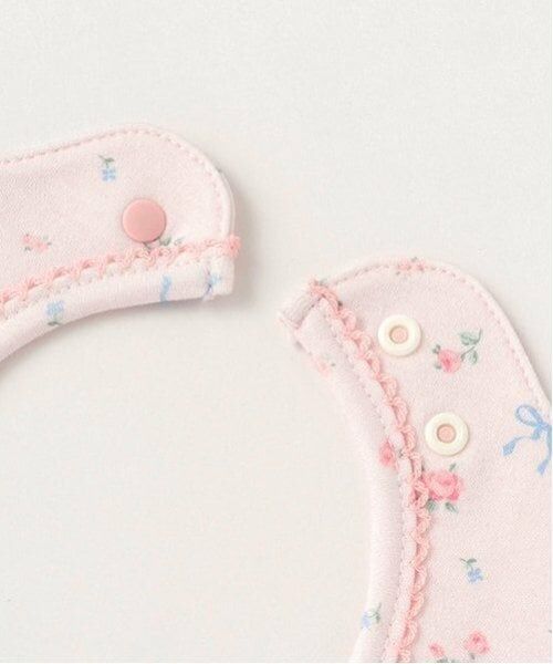 mezzo piano / メゾピアノ スタイ・ビブ | 小花柄　スカラップスタイ | 詳細3