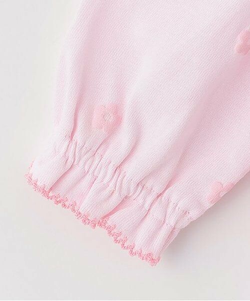 mezzo piano / メゾピアノ ロンパース | ウサギマスコット付　お花柄2wayオール | 詳細5