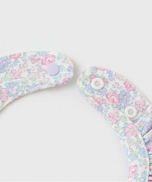 mezzo piano / メゾピアノ スタイ・ビブ | 【BOX付】リトルフラワー柄エプロン＆ヘアバンドセット | 詳細2