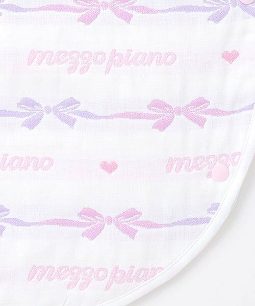 mezzo piano / メゾピアノ ベビー・キッズウエア | リボン柄　4重ガーゼ　スリーパー | 詳細6