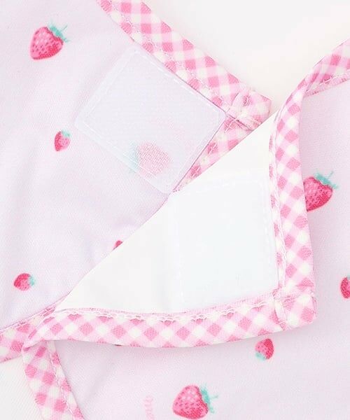 mezzo piano / メゾピアノ スタイ・ビブ | いちご柄　お食事スタイ | 詳細2