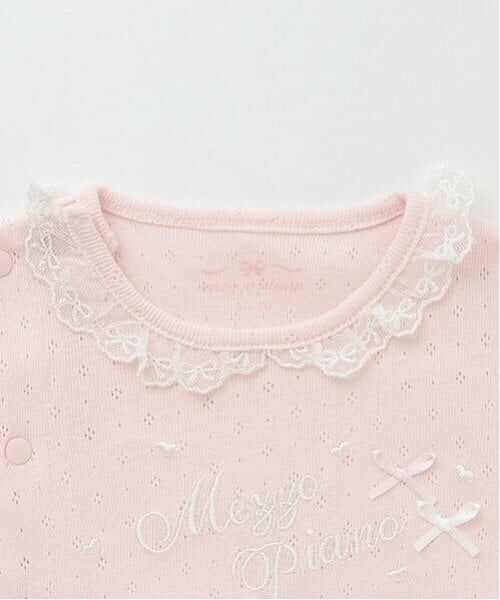 mezzo piano / メゾピアノ ロンパース | ロゴリボン　2wayオール | 詳細8