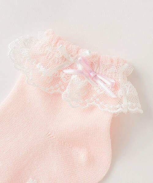 mezzo piano / メゾピアノ ベビー・キッズウエア | ロゴレース　ソックス | 詳細6