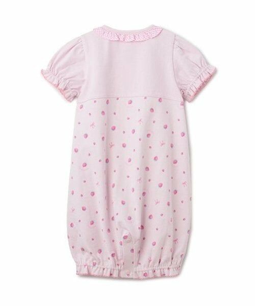 mezzo piano / メゾピアノ ロンパース | いちご柄　半袖2wayオール | 詳細2