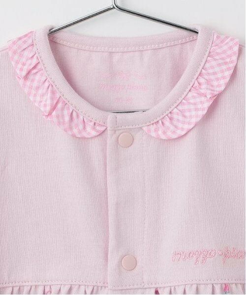 mezzo piano / メゾピアノ ロンパース | いちご柄　半袖2wayオール | 詳細4