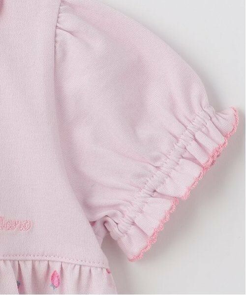 mezzo piano / メゾピアノ ロンパース | いちご柄　半袖2wayオール | 詳細5