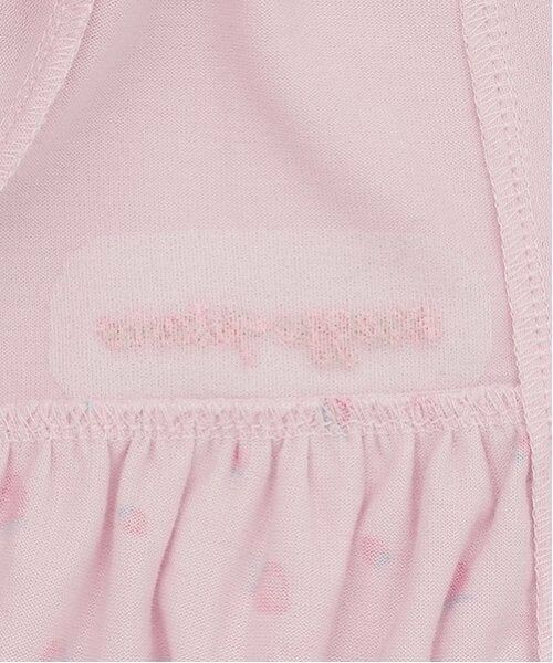 mezzo piano / メゾピアノ ロンパース | いちご柄　半袖2wayオール | 詳細7