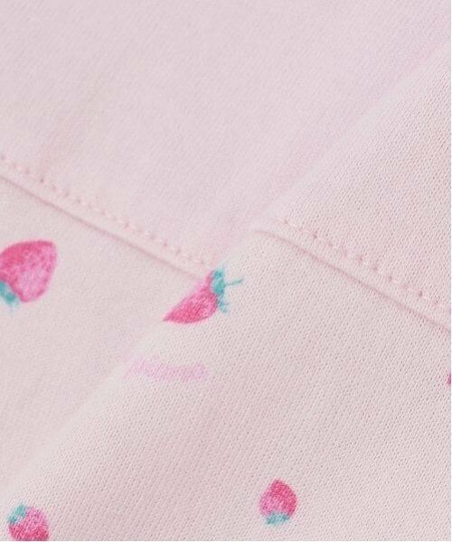 mezzo piano / メゾピアノ ロンパース | いちご柄　半袖2wayオール | 詳細9