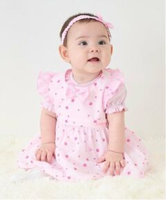 【BOX付】いちご柄エプロン＆ヘアバンドセット