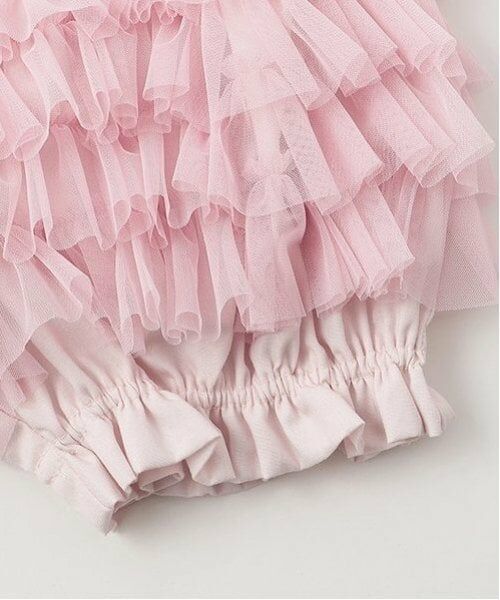 mezzo piano / メゾピアノ ベビー・キッズウエア | ミモザレース　3点セット | 詳細14