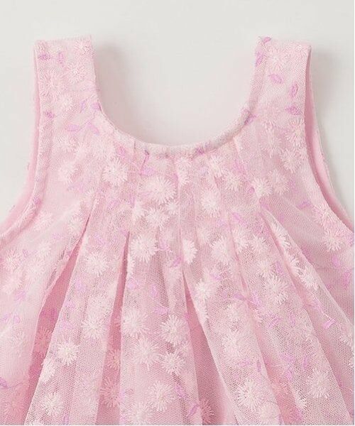 mezzo piano / メゾピアノ ベビー・キッズウエア | ミモザレース　3点セット | 詳細4