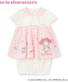 mezzo piano / メゾピアノ ロンパース | 【マイメロディ・シナモロール】セーラー半袖2wayオール