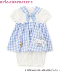 mezzo piano / メゾピアノ ロンパース | 【マイメロディ・シナモロール】セーラー半袖2wayオール