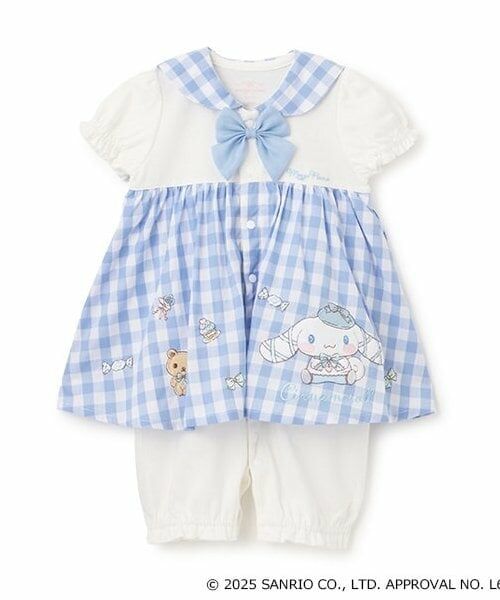 mezzo piano / メゾピアノ ロンパース | 【マイメロディ・シナモロール】セーラー半袖2wayオール | 詳細2