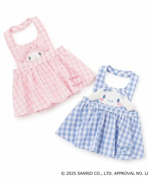 mezzo piano / メゾピアノ スタイ・ビブ | 【マイメロディ・シナモロール】お顔つきエプロンスタイ | 詳細11