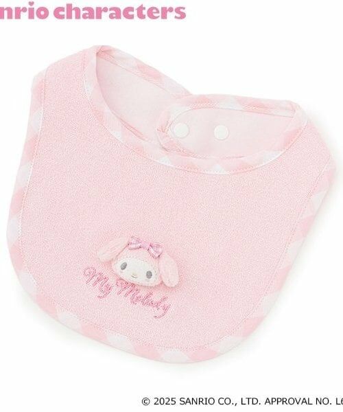 mezzo piano / メゾピアノ スタイ・ビブ | 【マイメロディ・シナモロール】モチーフつきスタイ（ピンク）