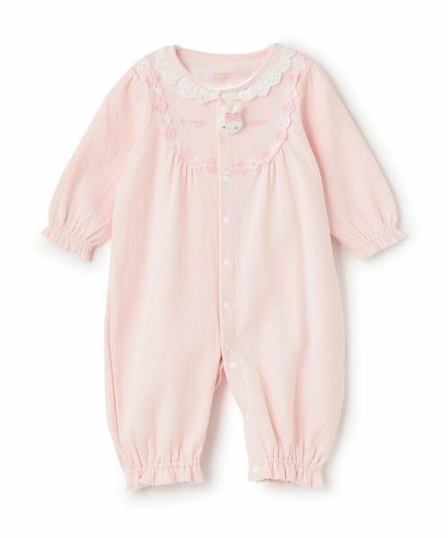 mezzo piano / メゾピアノ ロンパース | ウサギマスコットつき2wayオール | 詳細2