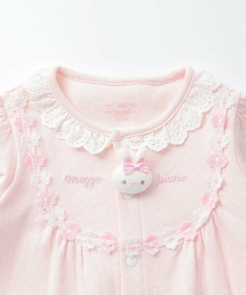 mezzo piano / メゾピアノ ロンパース | ウサギマスコットつき2wayオール | 詳細3