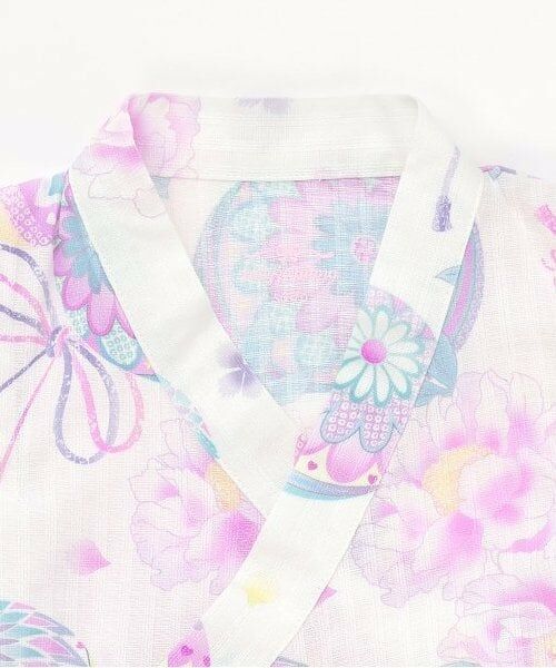 mezzo piano / メゾピアノ 着物・浴衣・小物類 | 手毬フラワー柄　甚平オール | 詳細2