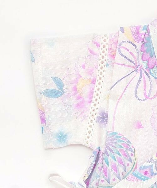 mezzo piano / メゾピアノ 着物・浴衣・小物類 | 手毬フラワー柄　甚平オール | 詳細3