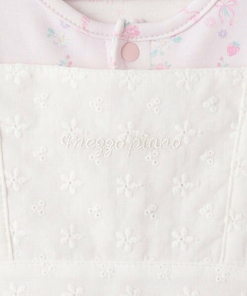 mezzo piano / メゾピアノ ロンパース | 半袖ロンパース＆レースエプロンスカートセット | 詳細5