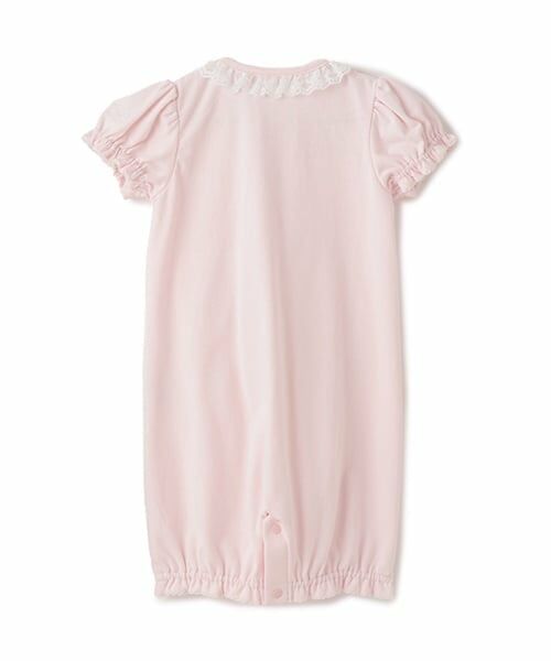 mezzo piano / メゾピアノ ロンパース | タックリボン半袖2wayオール | 詳細1