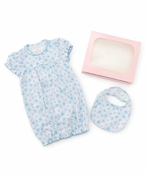 mezzo piano / メゾピアノ ロンパース | 【BOX付】花柄半袖2wayオール＆スタイセット | 詳細14