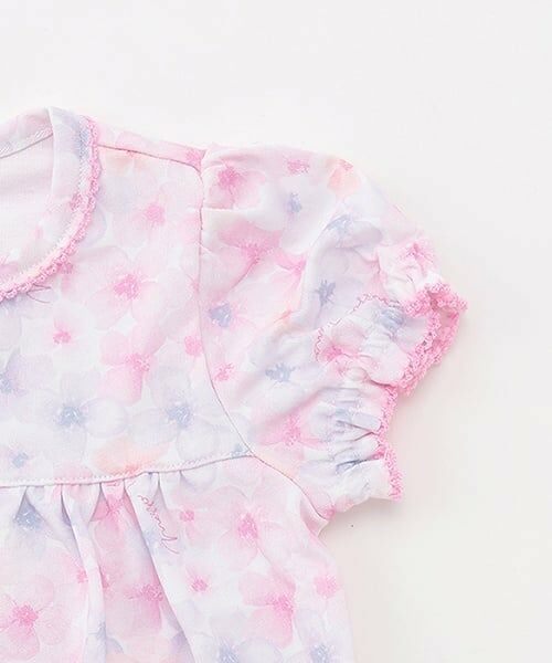 mezzo piano / メゾピアノ ロンパース | 【BOX付】花柄半袖2wayオール＆スタイセット | 詳細5