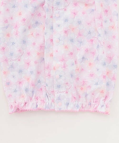 mezzo piano / メゾピアノ ロンパース | 【BOX付】花柄半袖2wayオール＆スタイセット | 詳細6