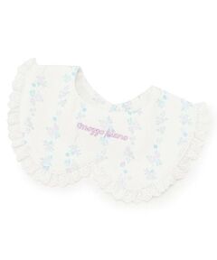 mezzo piano / メゾピアノ スタイ・ビブ | ストライプ花柄　衿風スタイ