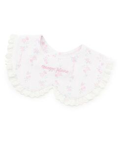 mezzo piano / メゾピアノ スタイ・ビブ | ストライプ花柄　衿風スタイ