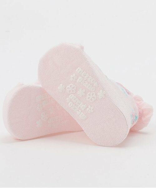 mezzo piano / メゾピアノ ベビー・キッズウエア | ストライプ花柄　ソックス | 詳細5