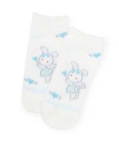 mezzo piano / メゾピアノ ベビー・キッズウエア | エンジェルウサギ柄　ソックス