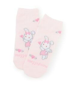 mezzo piano / メゾピアノ ベビー・キッズウエア | エンジェルウサギ柄　ソックス