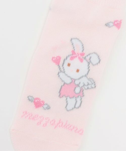 mezzo piano / メゾピアノ ベビー・キッズウエア | エンジェルウサギ柄　ソックス | 詳細1