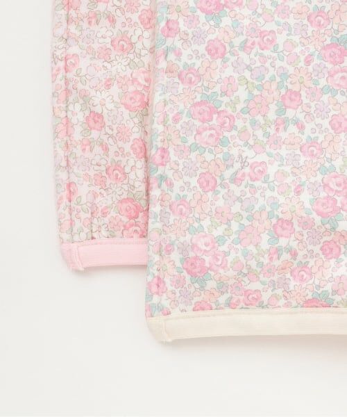 mezzo piano / メゾピアノ ベビー・キッズウエア | バラ刺しゅう　ボアベスト | 詳細6