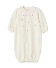 mezzo piano / メゾピアノ ロンパース | バラ刺しゅう　2wayオール