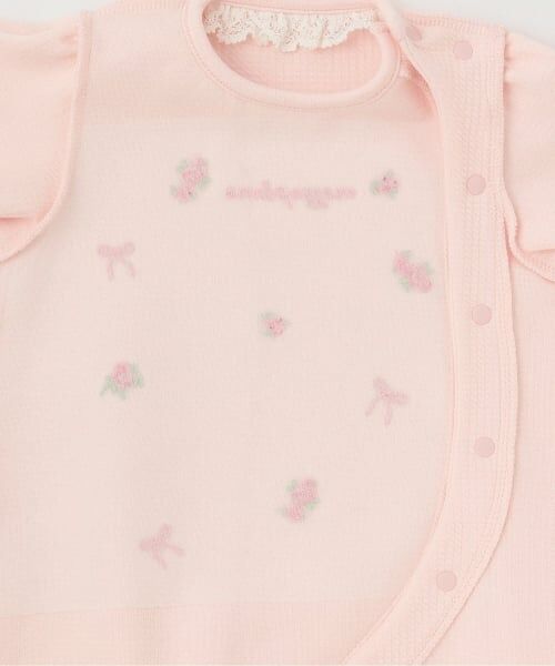 mezzo piano / メゾピアノ ロンパース | バラ刺しゅう　2wayオール | 詳細6