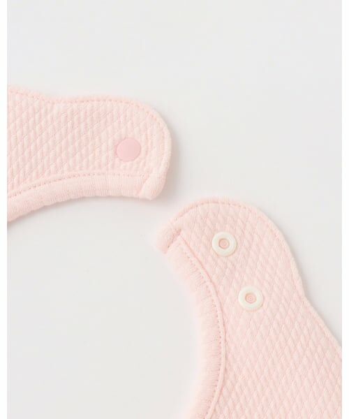 mezzo piano / メゾピアノ スタイ・ビブ | バラ刺繍　スカラップスタイ | 詳細2