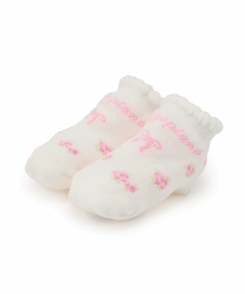mezzo piano / メゾピアノ ベビー・キッズウエア | バラ柄　ソックス | 詳細5