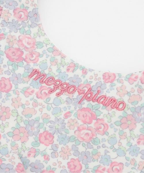 mezzo piano / メゾピアノ スタイ・ビブ | 【BOX付】リトルフラワー柄エプロン＆ヘアバンドセット | 詳細4
