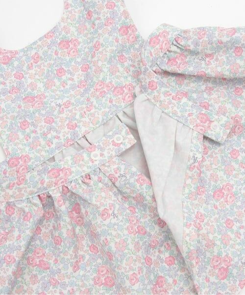 mezzo piano / メゾピアノ スタイ・ビブ | 【BOX付】リトルフラワー柄エプロン＆ヘアバンドセット | 詳細5