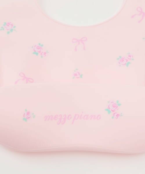 mezzo piano / メゾピアノ スタイ・ビブ | バラ柄　シリコンお食事スタイ | 詳細3