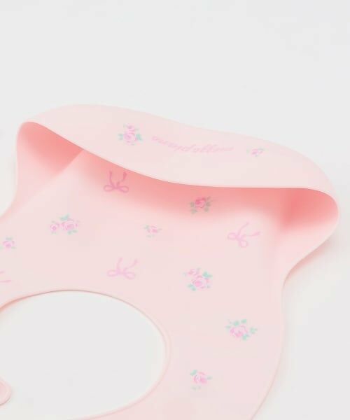 mezzo piano / メゾピアノ スタイ・ビブ | バラ柄　シリコンお食事スタイ | 詳細4