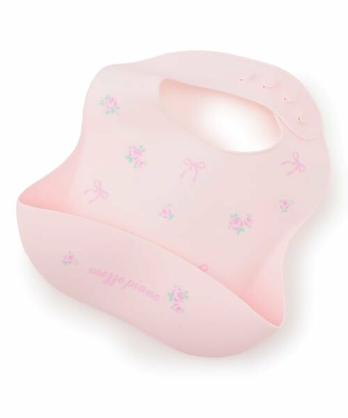 mezzo piano / メゾピアノ スタイ・ビブ | バラ柄　シリコンお食事スタイ | 詳細5